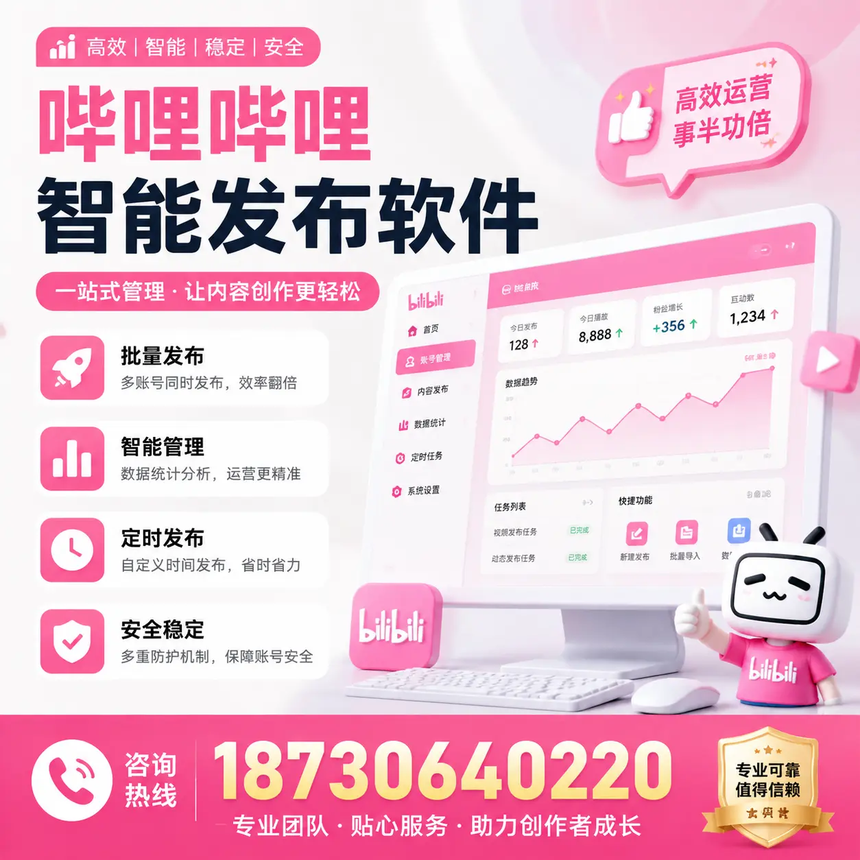 如何评估哔哩哔哩智能发布软件的ROI?黄冈 企业必读